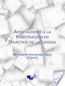 libro Aportaciones A La Investigación En Didáctica De La Lengua