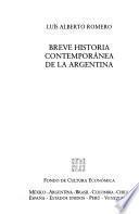 libro Breve Historia Contemporánea De La Argentina