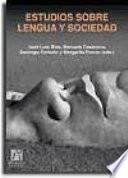 libro Estudios Sobre Lengua Y Sociedad