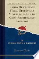 libro Rápida Descripcion Física, Geológica Y Minera De La Isla De Cebú (archipiélago Filipino) (classic Reprint)