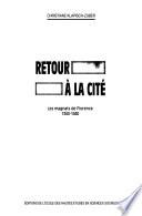 libro Retour à La Cité