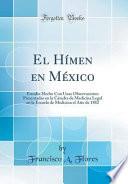 libro El Hímen En México