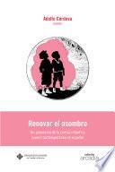 libro Renovar El Asombro. Un Panorama De La Poesía Infantil Y Juvenil Contemporánea En Español