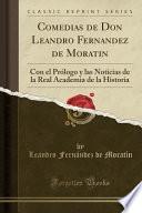 libro Comedias De Don Leandro Fernandez De Moratin