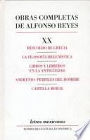 libro Obras Completas De Alfonso Reyes