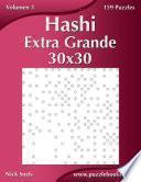 libro Hashi Extra Grande 30x30 Volumen 3 159 Puzzles