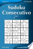 libro Sudoku Consecutivo   Fácil   Volumen 2   276 Puzzles