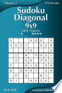 libro Sudoku Diagonal 9x9 De Fácil A Experto Volumen 1 276 Puzzles