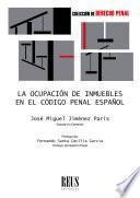 libro La Ocupación De Inmuebles En El Código Penal Español