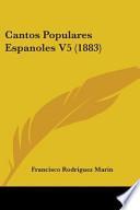 libro Cantos Populares Espanoles V5 (1883)