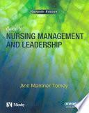 libro Guide To Nursing Management And Leadership