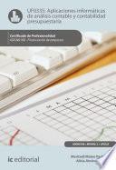 libro Aplicaciones Informáticas De Análisis Contable Y Contabilidad Presupuestaria. Adgn0108