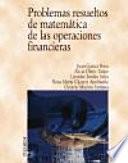 libro Problemas Resueltos De Matemática De Las Operaciones Financieras