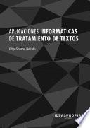 libro Uf0320 Aplicaciones Informáticas De Tratamiento De Textos