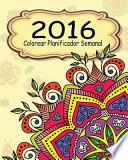 libro 2016 Colorear Planificador Semanal
