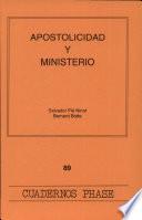 libro Apostolicidad Y Ministerio