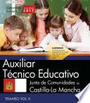 libro Auxiliar Técnico Educativo. Junta De Comunidades De Castilla La Mancha. Temario Vol.ii