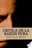 libro Critica De La Razon Pura