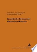libro Europäische Romane Der Klassischen Moderne