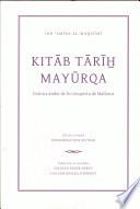 libro Kitāb Tārīẖ Mayūrqa