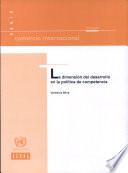 libro La Dimensión Del Desarrollo En La Política De Competencia