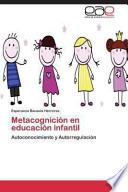 libro Metacognición En Educación Infantil