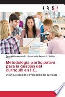 libro Metodología Participativa Para La Gestión Del Currículo En I.e.