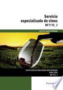 libro Mf1110_3 Servicio Especializado De Vinos