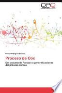 libro Proceso De Cox