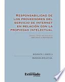 libro Responsabilidad De Los Proveedores Del Servicio De Internet En Relación Con La Propiedad Intelectual