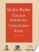 libro San Juan Bautista Cuscatlán Estado De Oaxaca. Cuaderno Estadístico Municipal 1993