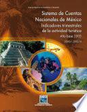 libro Sistema De Cuentas Nacionales De México. Indicadores Trimestrales De La Actividad Turística. Año Base 2003. 2003/i–2012/iii