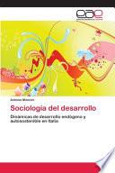 libro Sociología Del Desarrollo