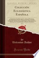libro Colección Eclesiástica Española, Vol. 9