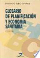 libro Glosario De Planificación Y Economía Sanitaria